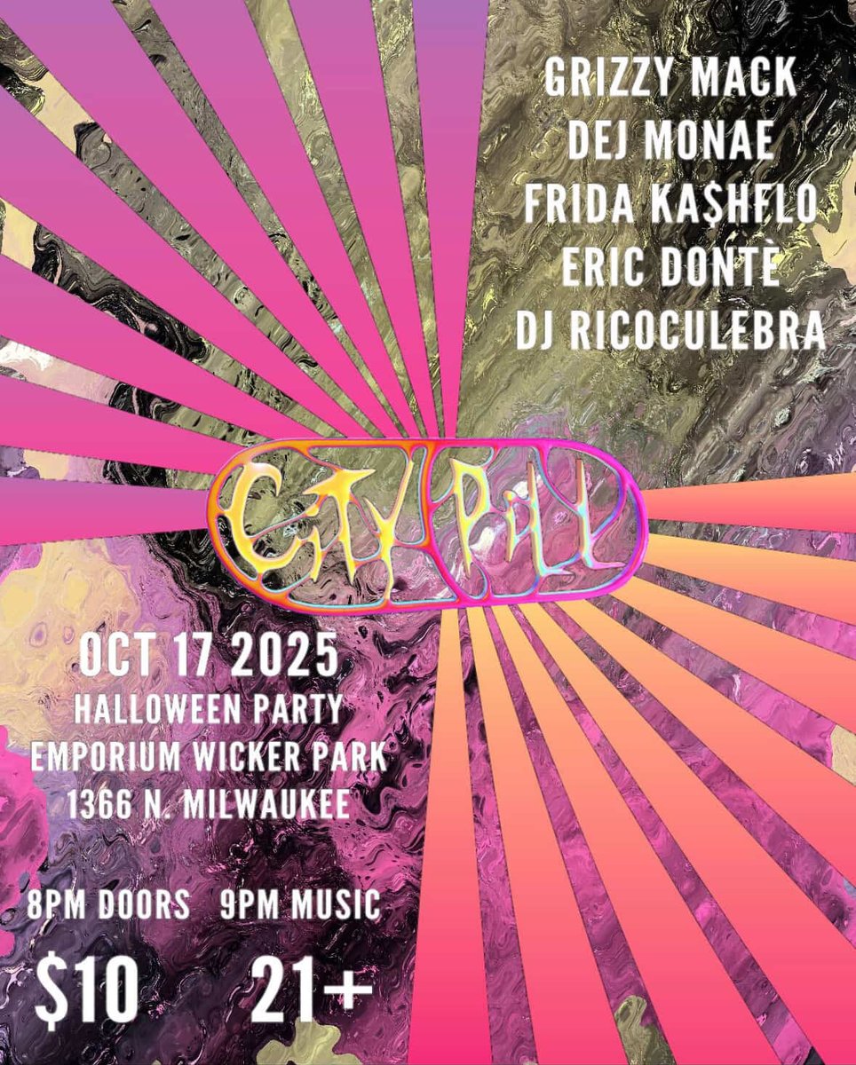 performing at city pill in chicago this friday