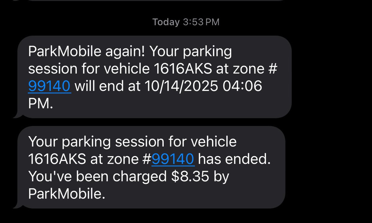 whimsycreation's tweet photo. Today I received a $35 parking citation at 1:37 PM — despite having paid for 8 full hours of parking (8:06 AM – 4:06 PM).
I have proof of payment from the city’s own parking system, including a receipt, text confirmation, and screenshots.
@CityofWichita https://t.co/jAmsn2QGzn