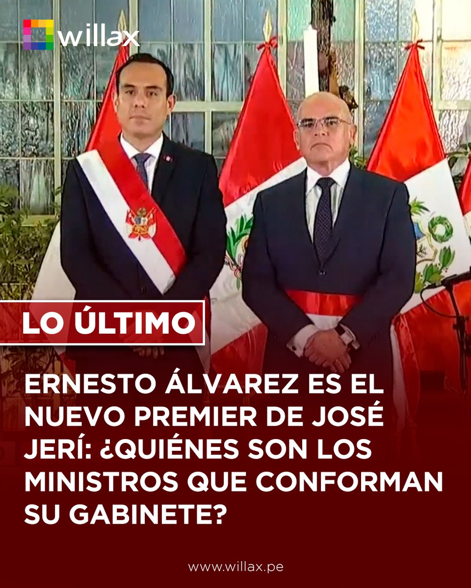 #LoÚltimo | El abogado constitucionalista Ernesto Álvarez Miranda fue designado como el nuevo Presidente del Consejo de Ministros (PCM), liderando el primer Gabinete Ministerial del gobierno del presidente José Jerí.

Conoce más aquí 👉 bit.ly/3IZUxsI
