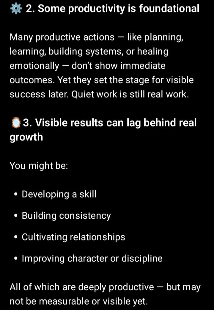 CharmaineOtelia's tweet image. Productivity is about becoming not just displaying.