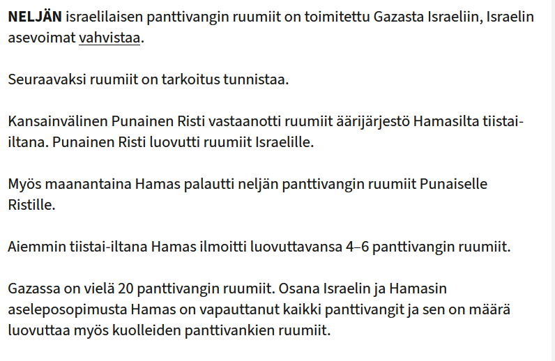 KahkonenIsmo's tweet photo. Missä ovat ne tuhannet palestiinilaisteen ruumiit?

Kuka on antanut oikeituksen kansanmurhalle? https://t.co/O4To2mb0z9