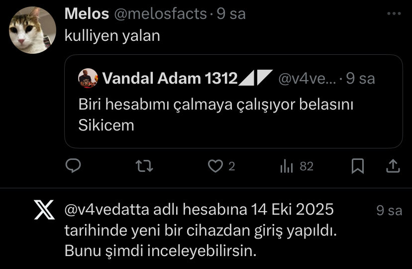v4vedatta's tweet photo. Olum sen bela mısın amk https://t.co/k3LFHueisa