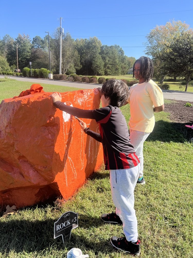 Our amazing Safety Patrollers are leading the way for Bullying Prevention Month! They painted our school rock with a powerful message — “Be Kind” — to remind everyone that kindness matters.

Let’s keep spreading positivity, one kind word at a time!