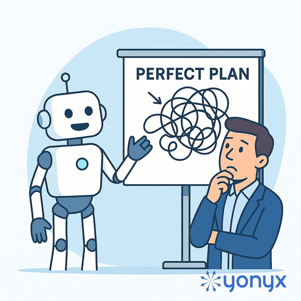 yonyxtweets's tweet image. When AI explains a mistake as if it was part of the plan
#AIhumor #Yonyx
