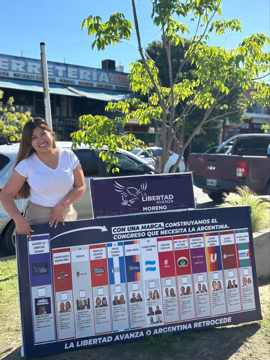 Este 26 de octubre, tildá el primer casillero: el violeta, el de la libertad. 

Hagamos #QueElEsfuerzoValgaLaPena, porque La Libertad Avanza o Argentina retrocede.