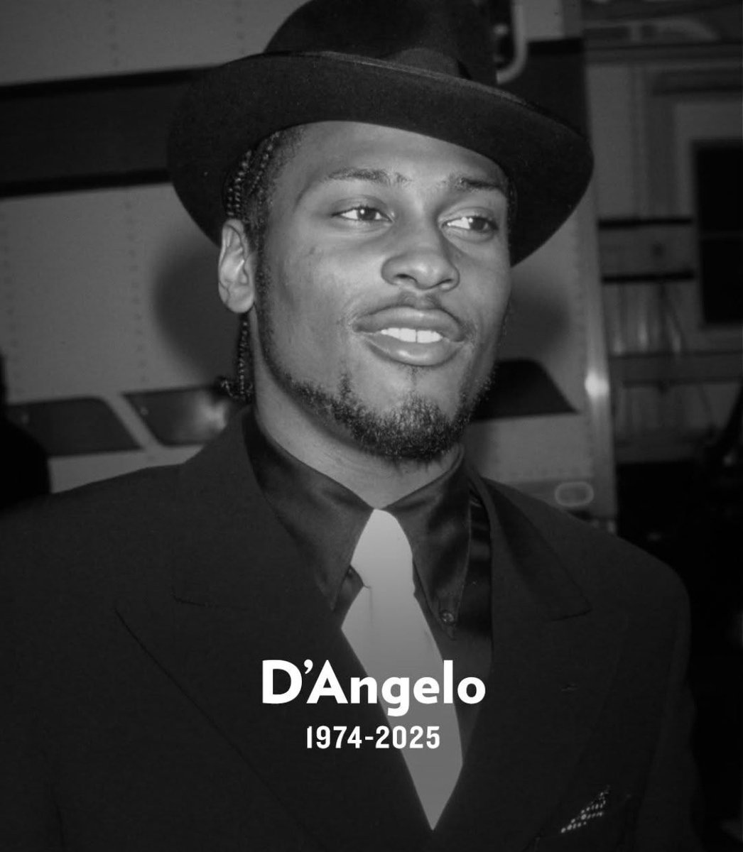 Dang… I was a fan. Rest well my brother. 🙏🏽🕊️ #DAngelo