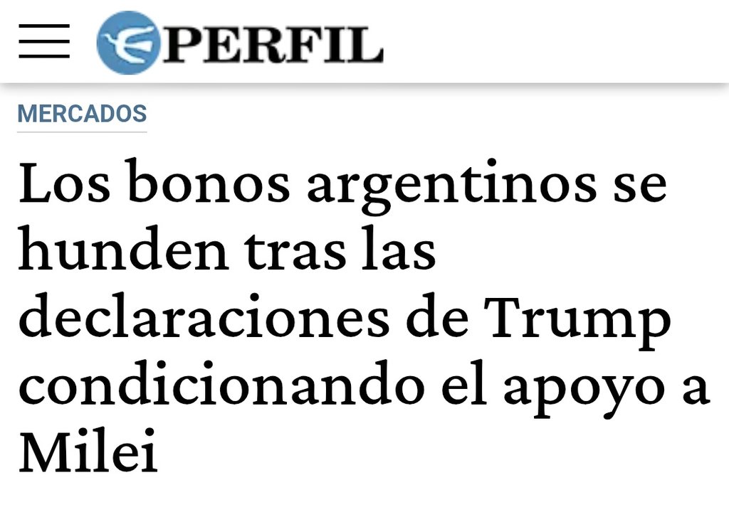 ¡¡La Patria NO se vende!!

El Pacto Milei-Trump pone a la Argentina bajo tutela del gobierno americano. La injerencia en nuestras elecciones es un ataque a nuestro sistema democrático.

Esta historia ya la conocemos, ¿Quién va a pagar la fiesta?: los laburantes argentinos y los