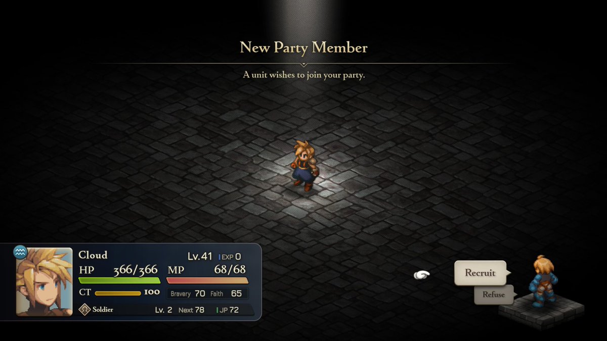 Foreverknightgg's tweet photo. Got him! #FFT #FinalFantasyTacticsTheIvaliceChronicles #PS5 #FF7 https://t.co/DBGgJh1XUI