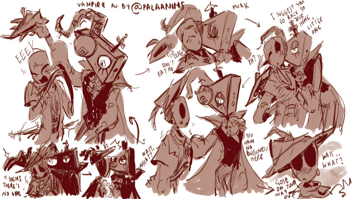 (1/2) I also have a little abstragedy comic or something... With the amazing designs of <a href="/palaanims/">Pala</a> 's Vampire AU (go check it, it's really pretty)

I hope you like it ^^

#abstragedy #TADC #zooblexgangle