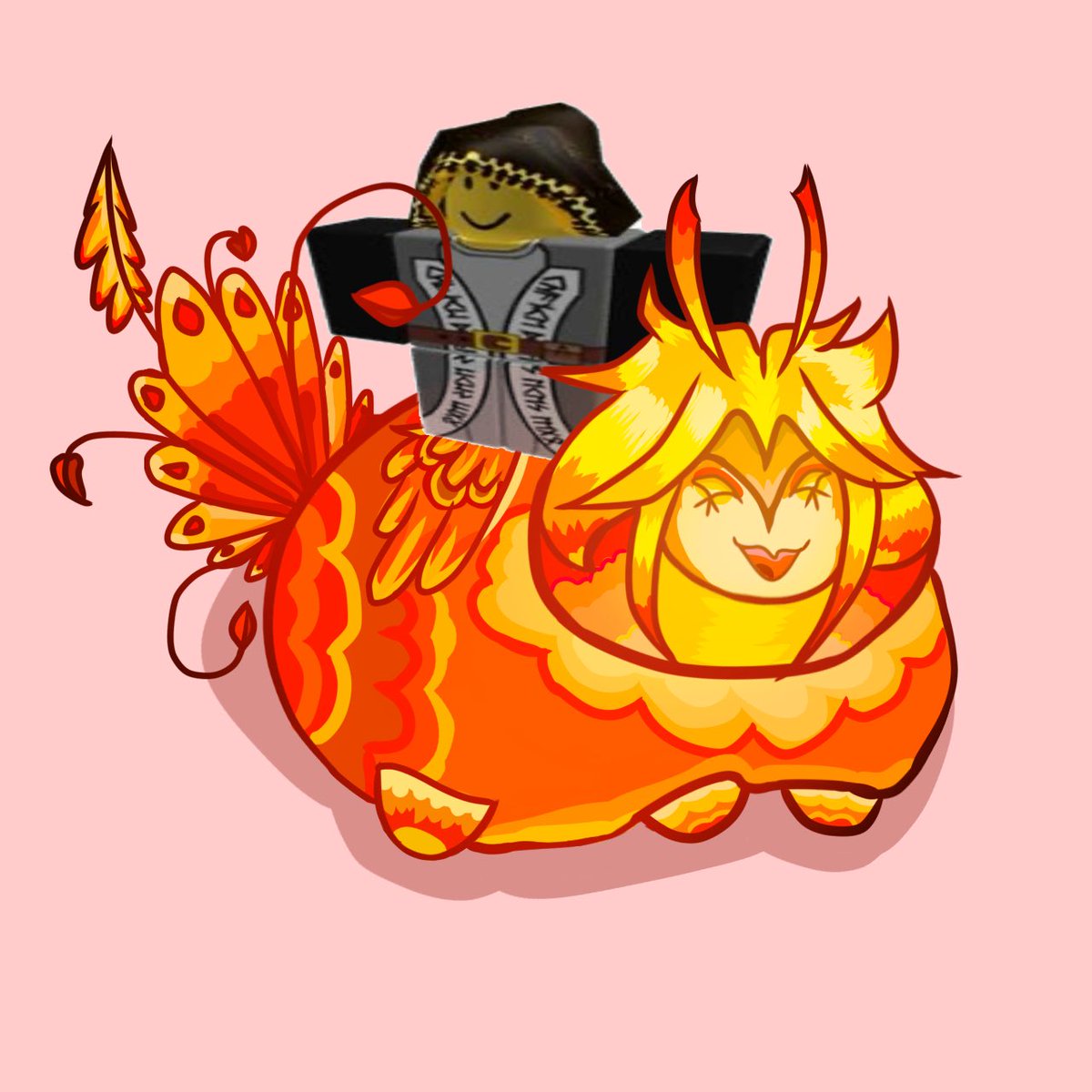 Phoenix Two Time and their humble servant Telamon /j

I don't know if I should write this, but I would like to rewrite those old chickentime letters into better ones??
#chickentime #ChickenSpawn #twotime