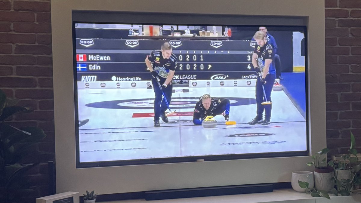 Watching <a href="/grandslamcurl/">Grand Slam of Curling</a> via Rock  Channel on <a href="/PlutoTV/">Pluto TV</a> is pretty cool. 
Yes, it rocks 🥌🤘

Live Sports Rule.