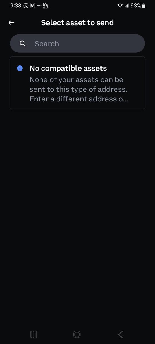 EchoesOfPains's tweet photo. Hello @coinbase id really appreciate if you guys can fix your platform asap! 

What do you mean no compatible asset when I literally deposited from my bank!
Please
@CoinbaseMarkets https://t.co/f8bdrzWqDW