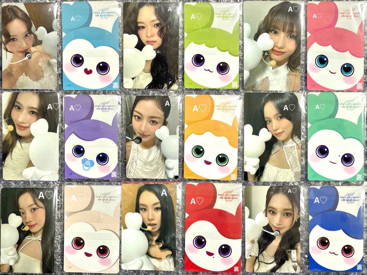 COMPLETE & CLEARER #TWICE JAPAN DEBUT 8th Anniversary Goods