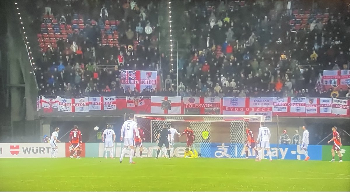 Derby County Flags Latvia 0-5 England
European Qualifier 14th Oct 2025.
Matt Peat &amp; Swad Rams 🐏
#dcfc #dcfcfans #england <a href="/PeatMatt/">matt peat</a>