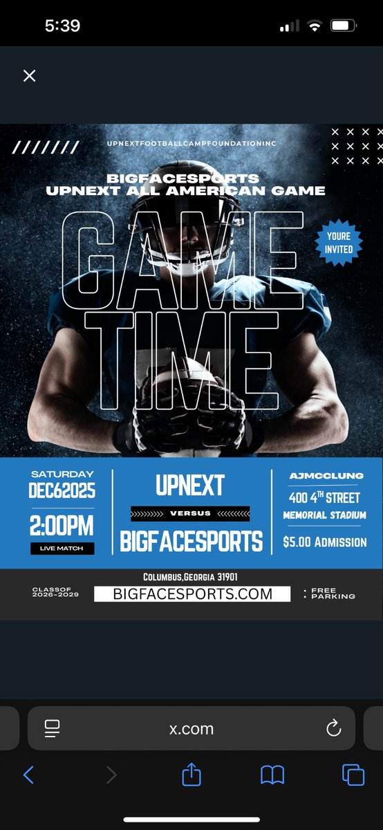 Big Thanks to <a href="/BigFaceSportss/">BigFaceSports, (Recruiting & Scouting)</a> for the invite &amp; recognition! 🙏🏾🙏🏾
<a href="/TopPreps/">TOP PREPS - SPORTS NEWS, VIDEOS & INTERVIEWS</a> <a href="/RecruitGeorgia/">Recruit Georgia</a> <a href="/gobigrecruiting/">Go Big Recruiting</a> <a href="/BigSkippin_75/">Coach Jordan Harris</a>  <a href="/CoachDaniels06/">Coach D</a> <a href="/NEHIbball/">Nehi_Basketball</a> <a href="/GSCoachHelton/">Clay Helton</a> <a href="/UGAAthletics/">Georgia Bulldogs</a>