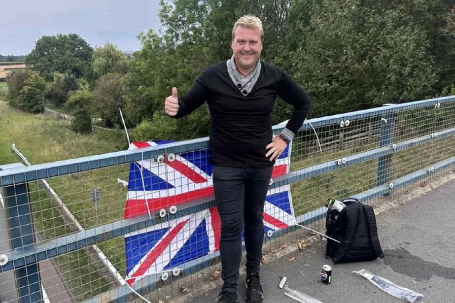 Father and teacher Shaun Remmer has reportedly been told not to return to Welburn Hall School after he put up 150 patriotic flags around his hometown in Thirsk. 

What an absolute disgrace no one should lose there job because of the love for their country

I personally know that!