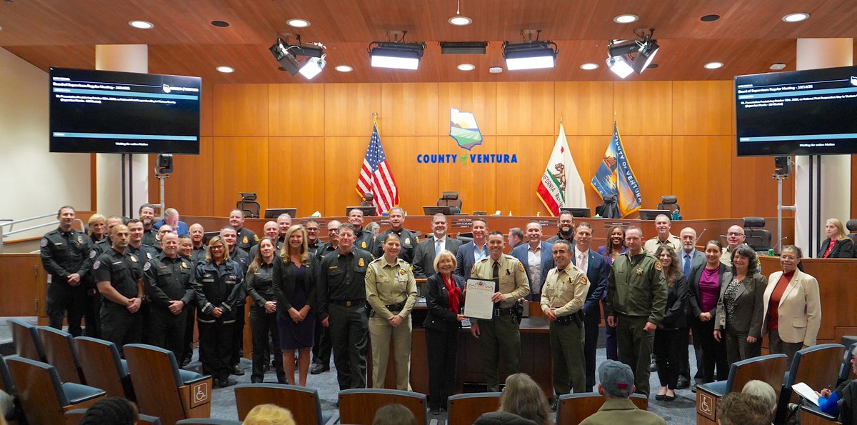 Today during the Board of Supervisors Meeting, VCPWA was honored for the first time as part of the First Responder Proclamation.

To all PWA employees, thank you for your dedication and service during times of crisis. Your commitment keeps Ventura County strong and resilient.