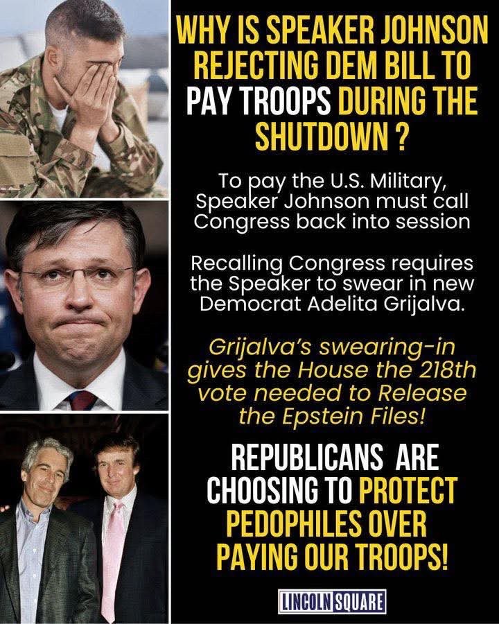 <a href="/SpeakerJohnson/">Speaker Mike Johnson</a> Fucking liar 🤥