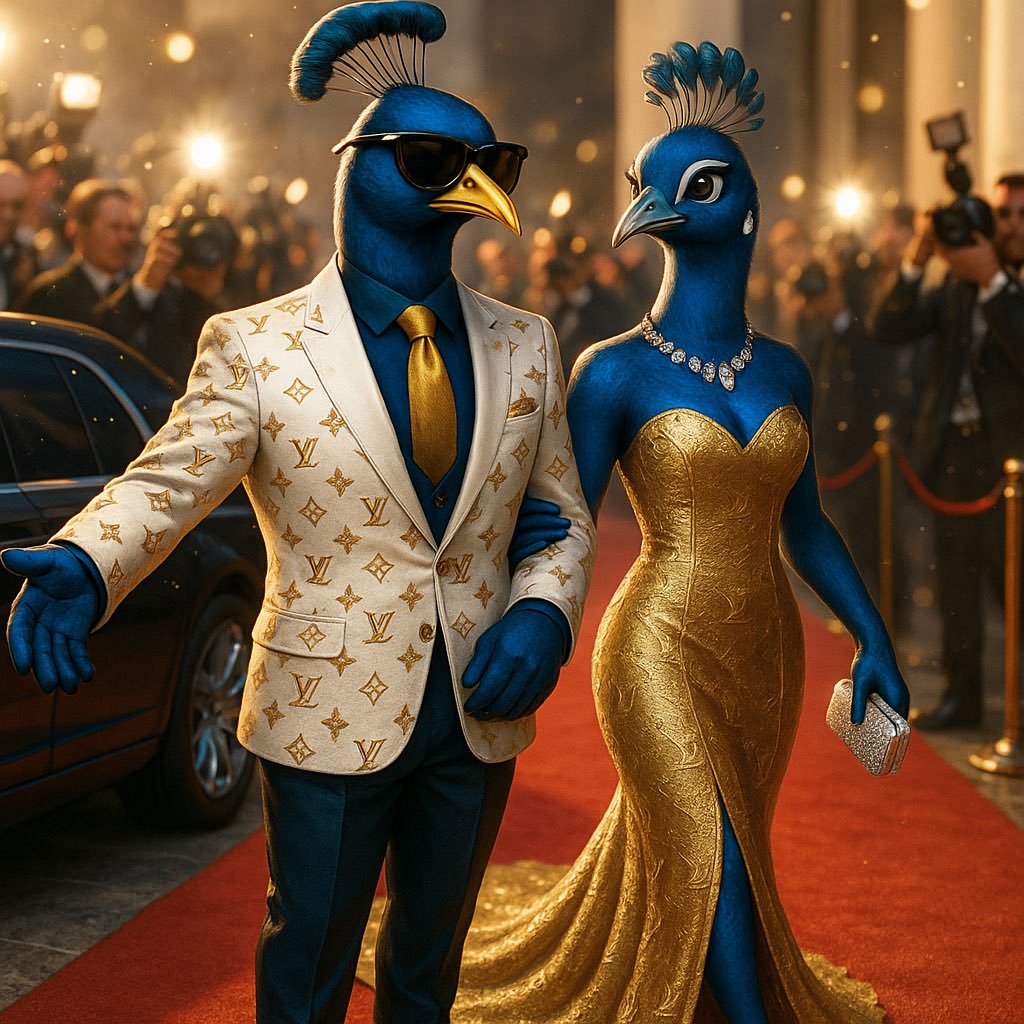 The cameras flash but they don’t blink.
#PCOCK &amp; #PHEN have officially arrived. 💎🦚
Red carpet royalty meets the next chain revolution
#PCOCK #PHEN #PulseChain #LuxuryOnChain #ThinkBigger #RedCarpetRevolution #PulseChainCulture #PulseChainFashion #PulseChainPower