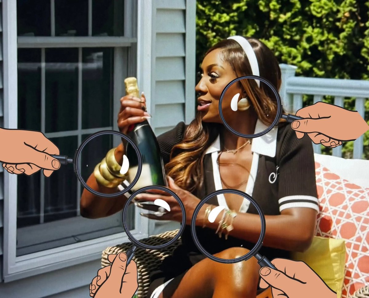 Just me playing detective investigating every piece of jewelry <a href="/WendyOsefo/">Dr. Wendy Osefo</a> is wearing on #RHOP 🕵‍♀️ #Bravo #fraud #busted 😜