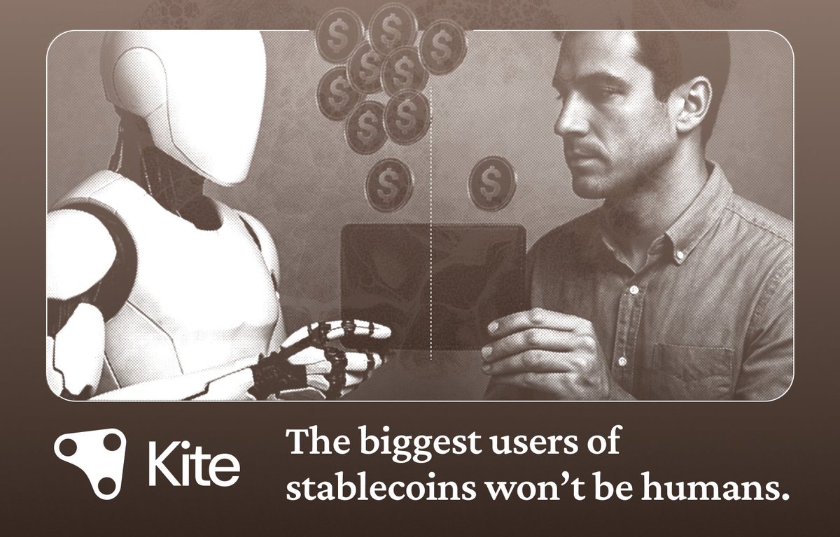 Here’s what nobody’s talking about: the biggest users of stablecoins won’t be humans, they'll be AI agents.

Agents make millions of small payments every day. They need money that moves instantly, has global reach, and never sleeps.

AI-to-AI payments will be the biggest market