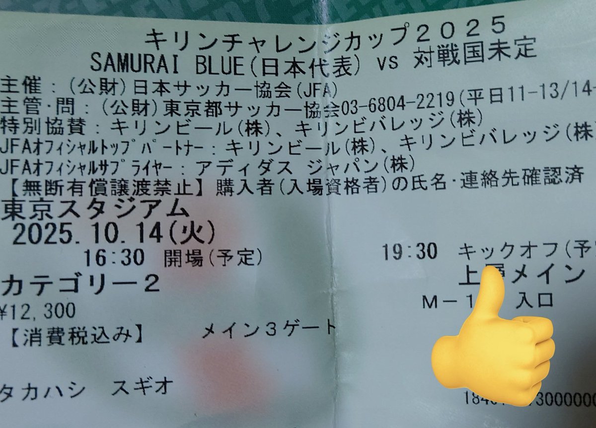 1967年 朝日国際サッカー大会 三国対抗 記念メダルバッジとチケット半