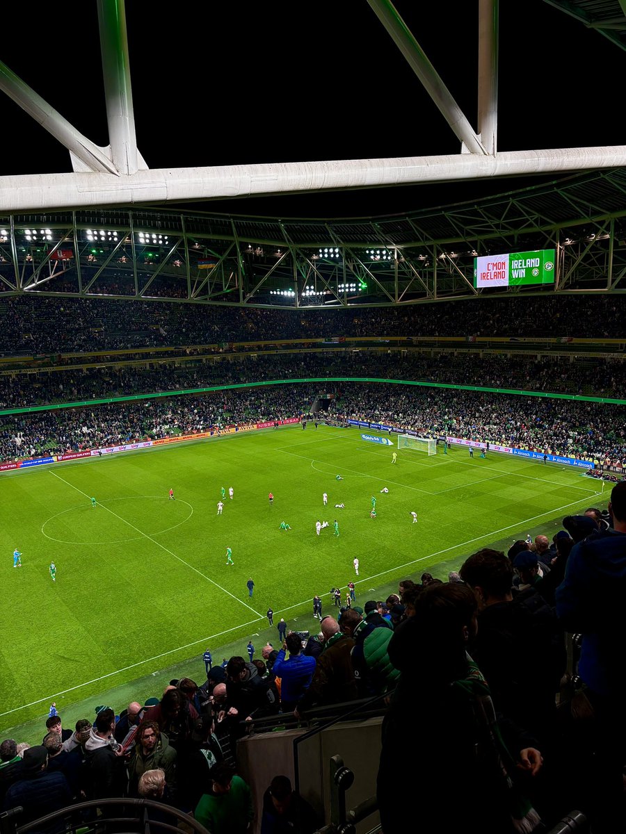 ✍️ Just One Thing – with <a href="/jameshkellett/">James H Kellett</a> 

📅 Oct 14 | #JOTSports

🇮🇪 Another trip to the Aviva, another lackluster performance. Ireland making incredibly hard work of taking down a 10-man Armenia team is a clear signal of our level right now. A lot needs to change

Thoughts?👇