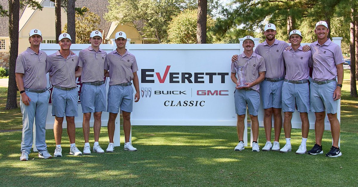 LittleRockMGOLF's tweet image. Back-to-Back @everettbuickgmc Classic champions in record fashion breaking the tournament scoring record for the event at 34-under par to win by 21 shots!

- All 12 counting scores under par for the first time in school history
- 3 players inside the top-10
- Ed Featherstone🥈