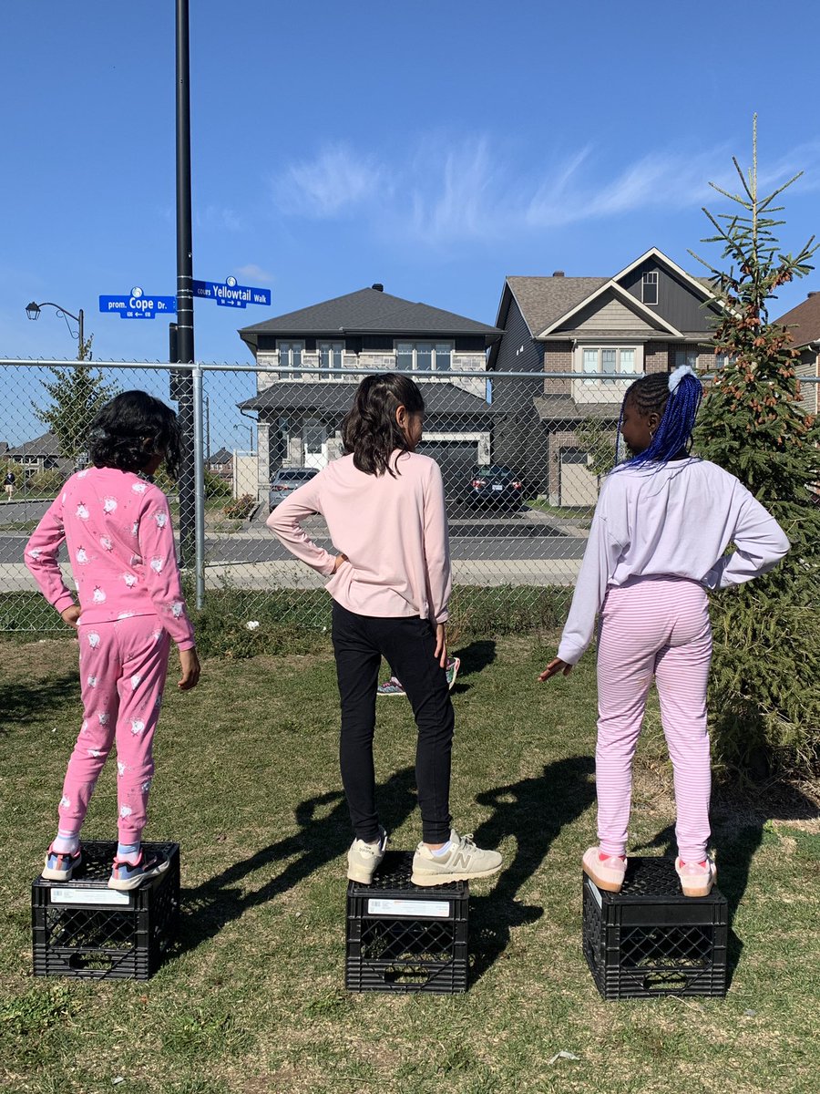 Milk crates are fabulous when you are singing with your friends. Next steps….microphones! <a href="/HannahBeachEDU/">Hannah Beach</a>