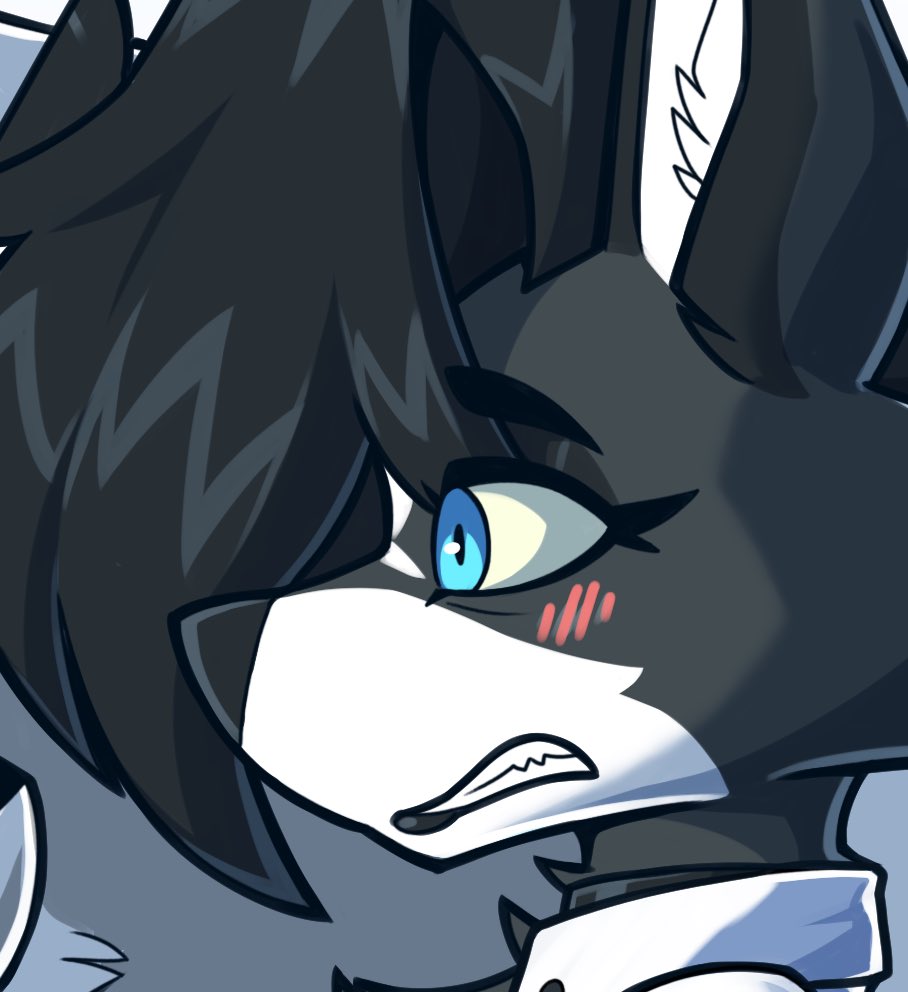 🏳️⚧️\ Ruby /🏳️⚧️ (@rubydafloof) on Twitter photo What got Aki all blushy? 
Find out tomorrow by <a href="/RondoniteC/">💙Nori💙</a> :3 What got Aki all blushy? 
Find out tomorrow by <a href="/RondoniteC/">💙Nori💙</a> :3