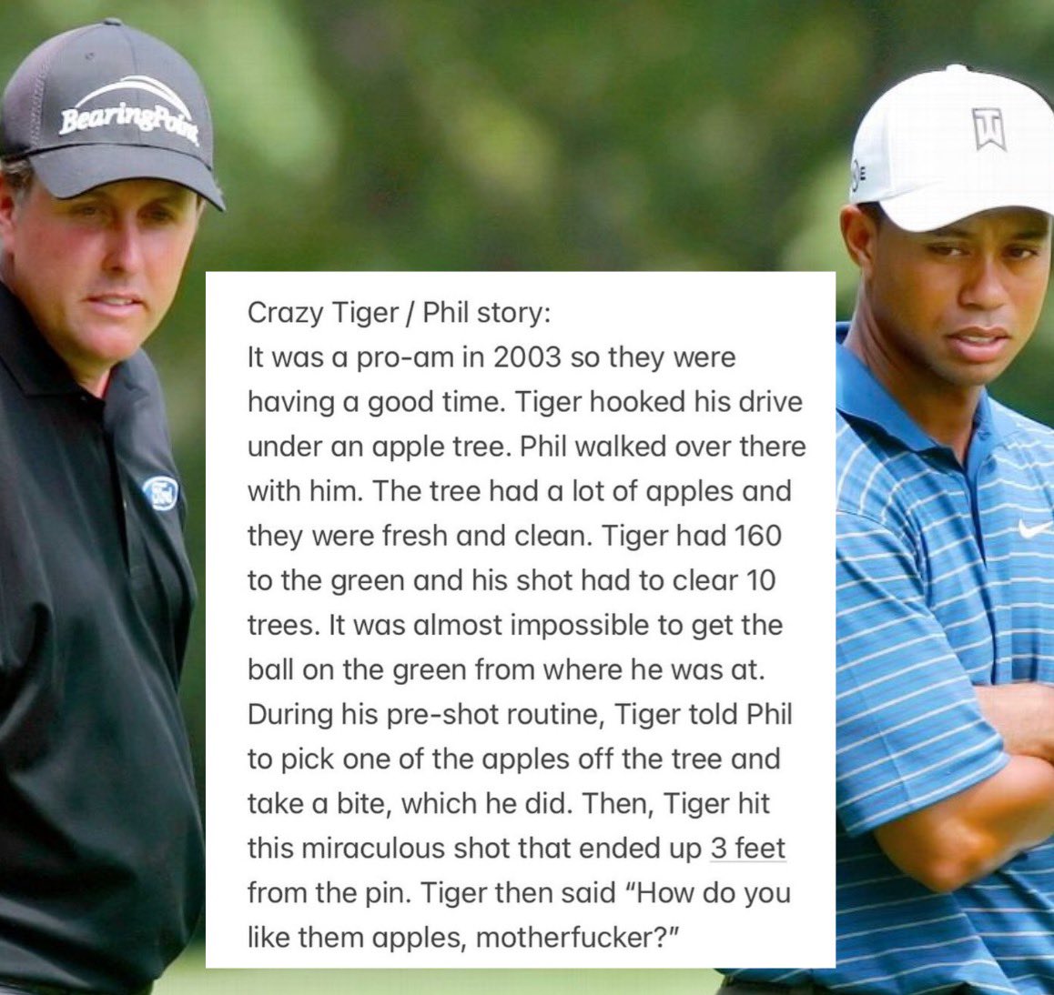 PGATUOR's tweet image. Legendary story 💯