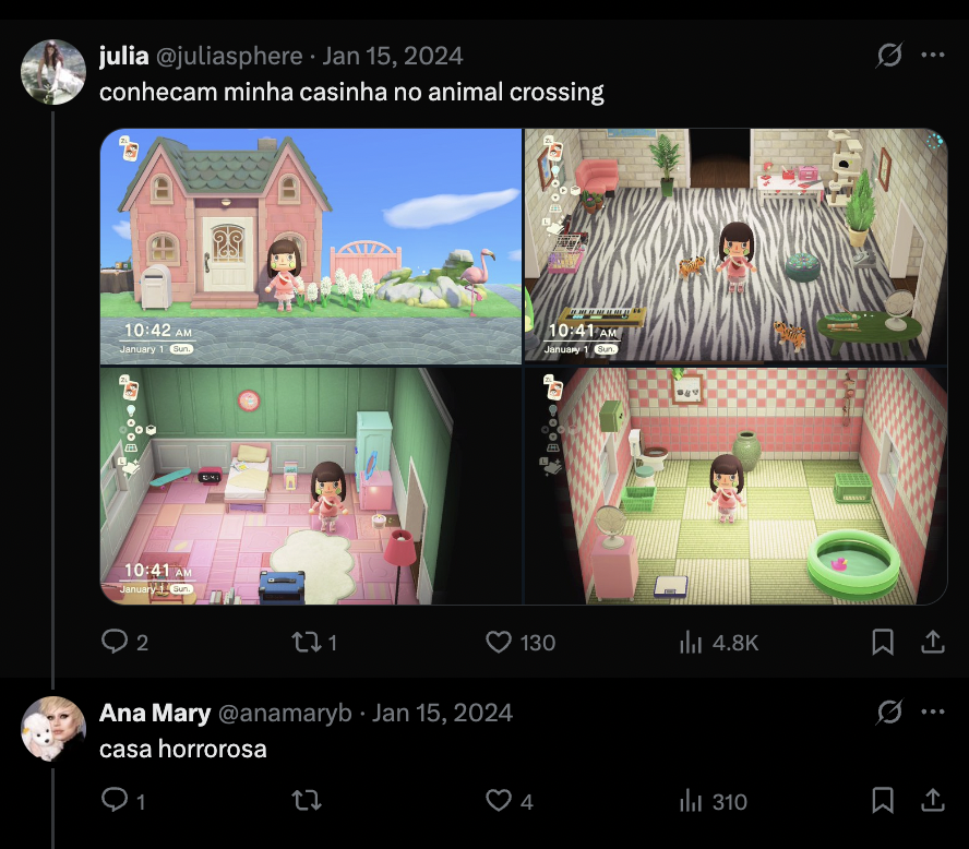 nunca esqueco quando ela xingou minha casa