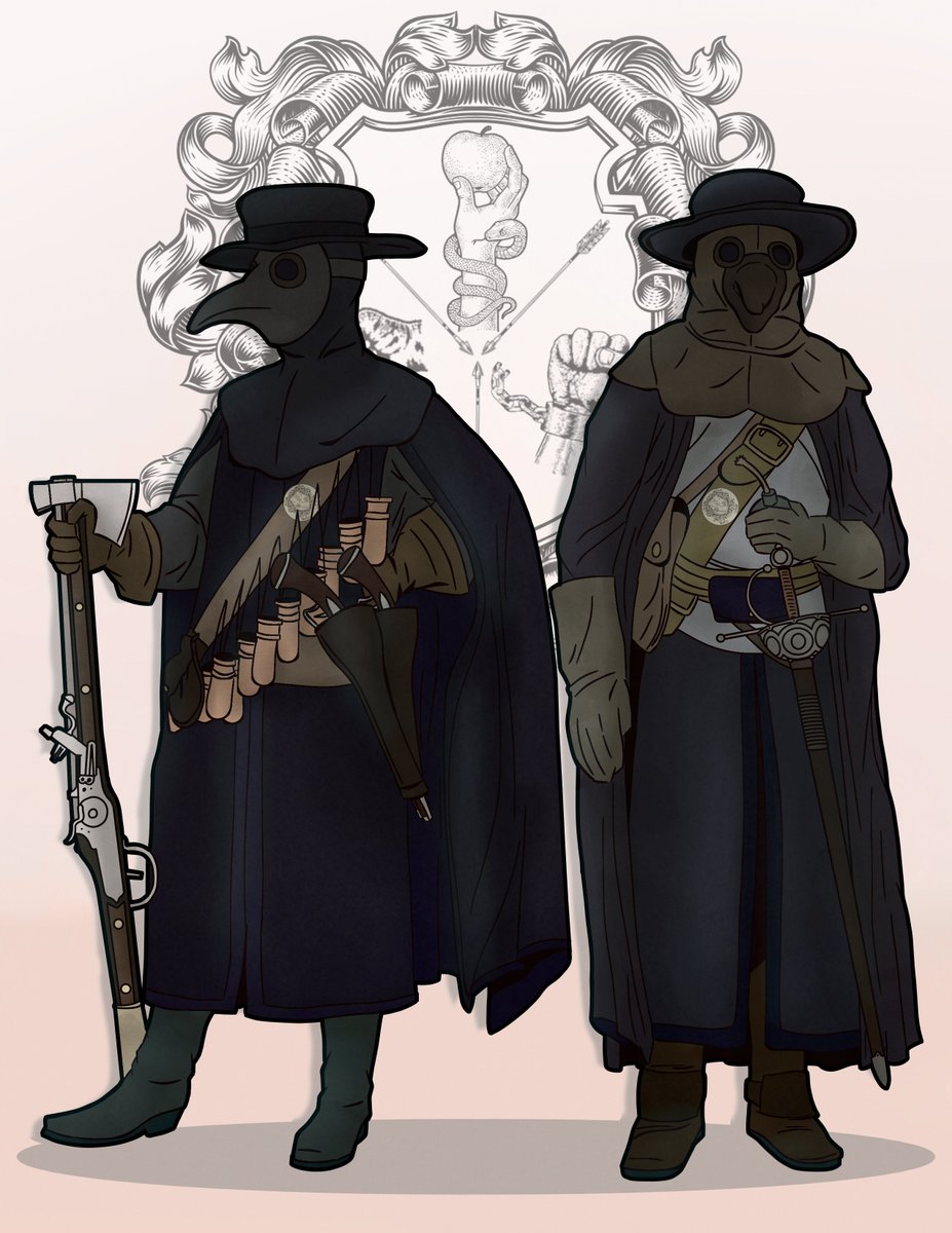 Ok, so, hear me out...
I know the SCP Foundation only traces to the 19th century, but in the 17th century, they'd totally run around as plague doctors.
-primitive hazmat
-asserts authority
-rare but not unheard of
-long robes to conceal equipment
-perfect excuse for quarentining