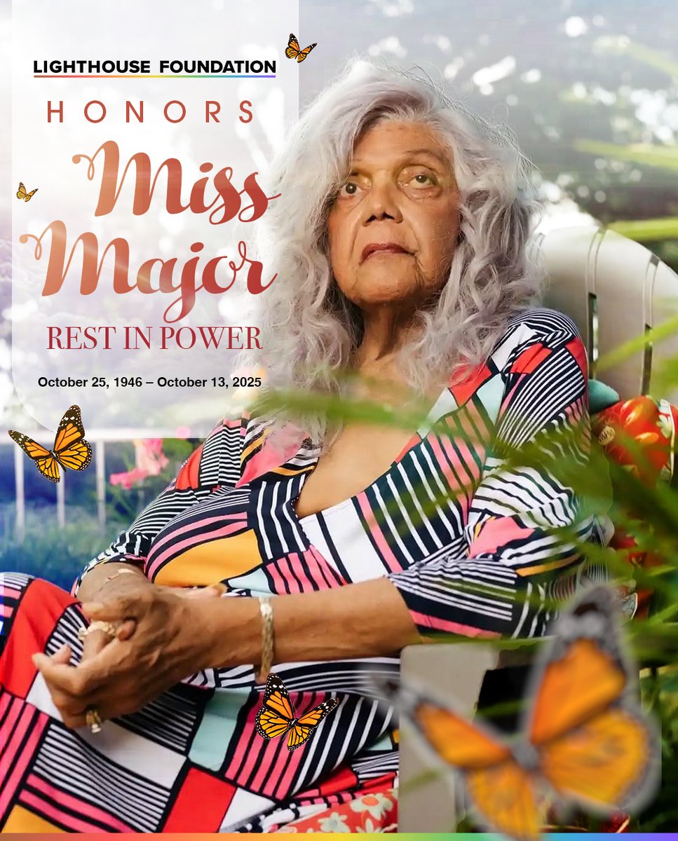 Today we honor the life of the South Side’s #MissMajor, a Black transgender activist and advocate for liberation. She transformed the fight for trans liberation into a movement grounded in love, survival, and care. Rest in Power, Miss Major—your light will forever guide us home.