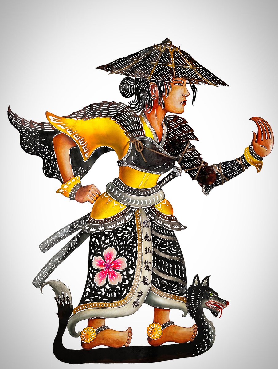 fusionwk's tweet image. @fusionwk will like to share another interesting project we completed recently:where we turn the latest @PlayStation game @SuckerPunchProd #atsu of @GhostofYotei into #Malaysian #shadowpuppet / #wayangkulit