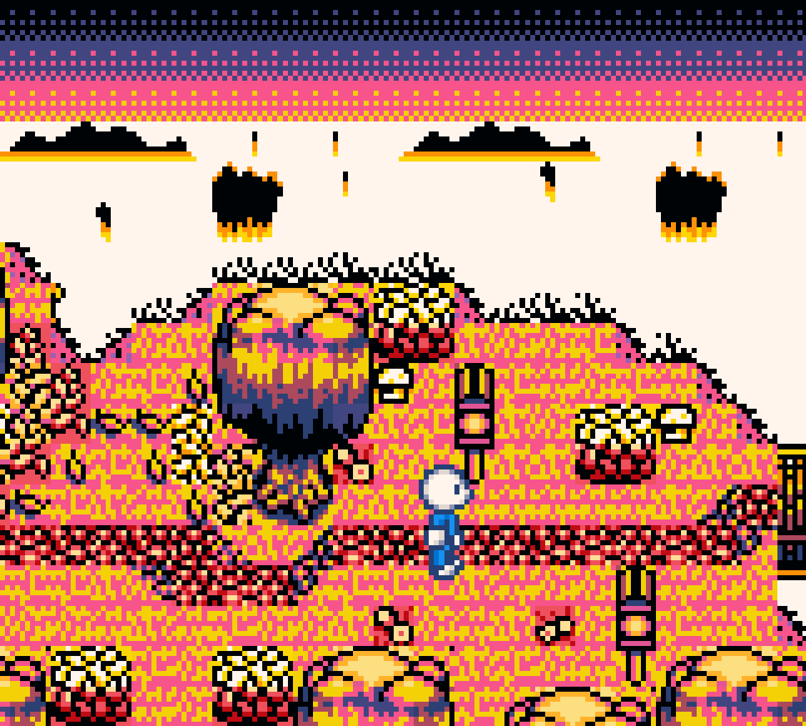 Developer_n0's tweet image. #PortfolioDay
Making gameboy games is my passion. And pushing pixel art to its limits is my aspiration