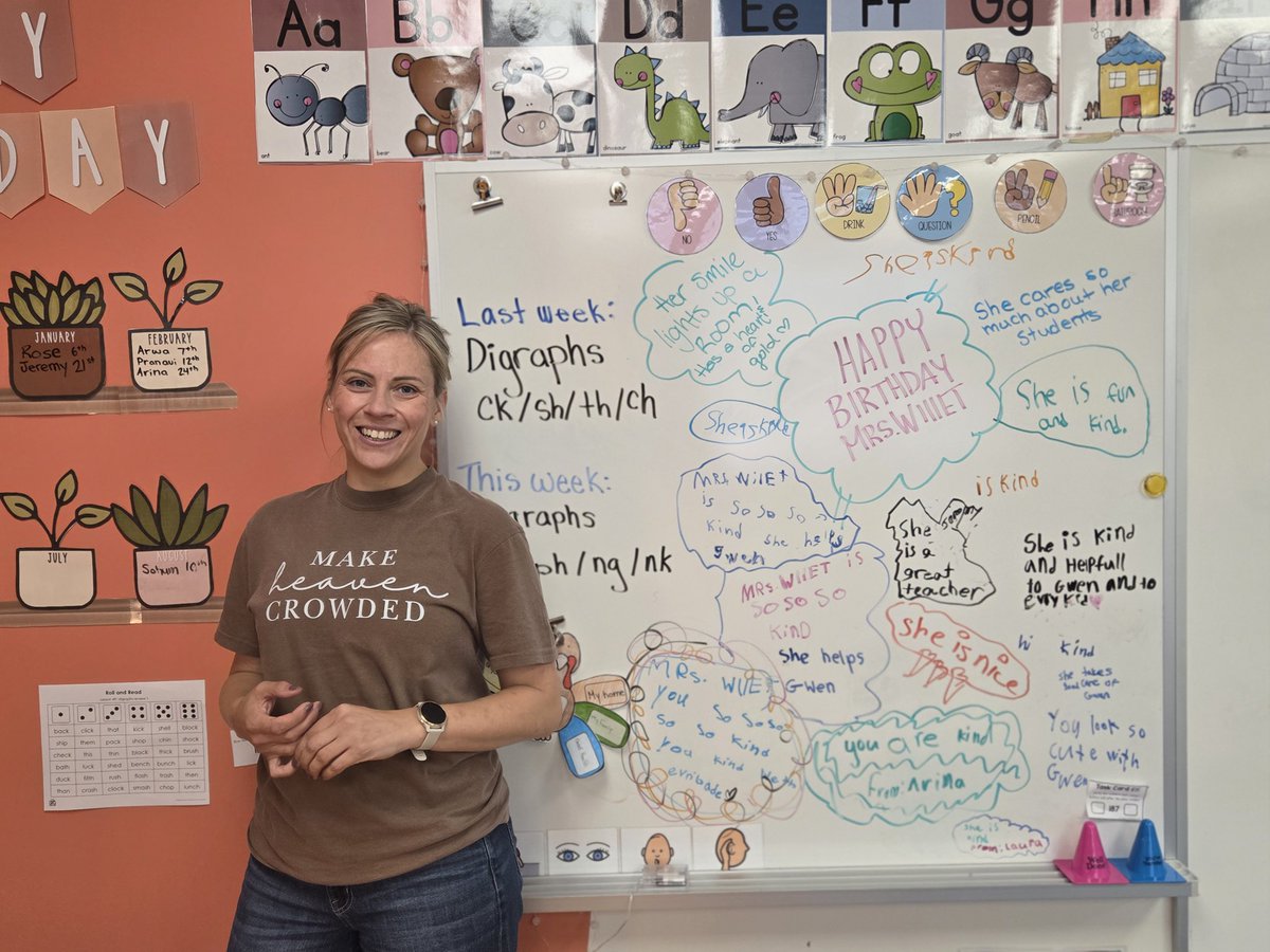 Happy birthday to Mrs Willet. She is an incredible EA. Our Bears all agree that she is so, so, so Kind! It sure is true!