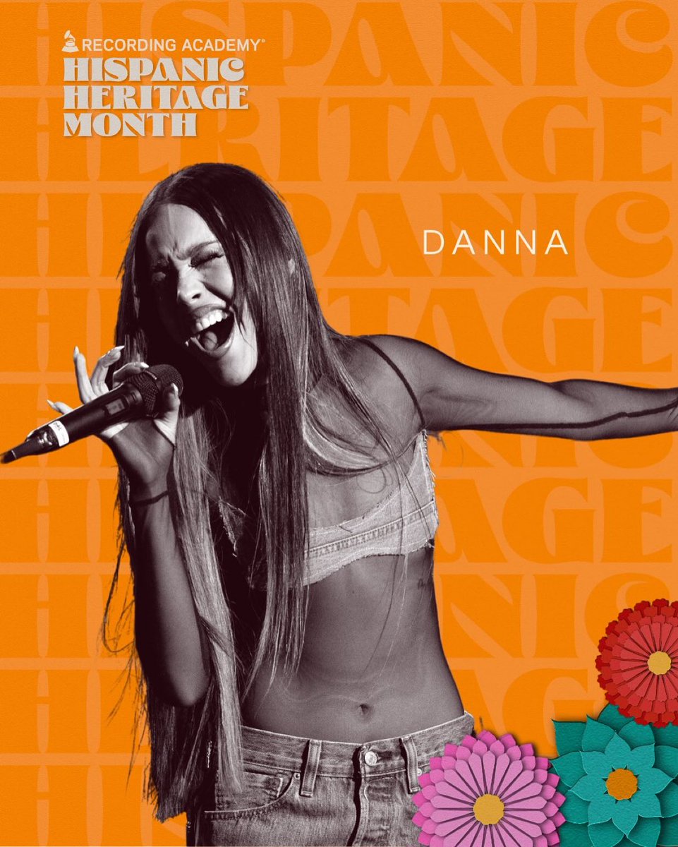 DANNA_Today's tweet image. The Recording Academy (GRAMMY&apos;s) destaca a DANNA como una de las mayores referentes de la música en español.

—  Comparte la lista con artistas como Juan Gabriel, Celia Cruz, Paquita La Del Barrio y más.