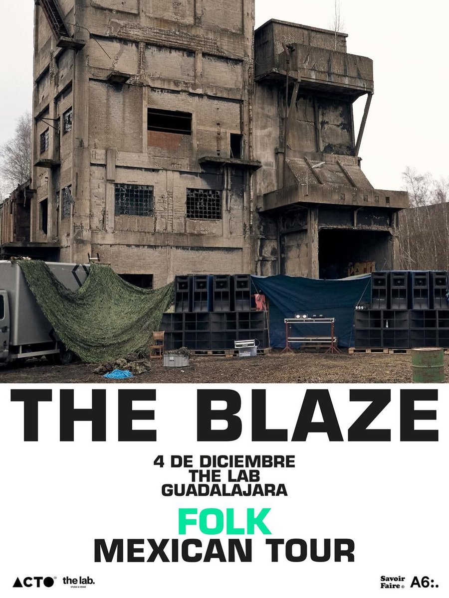 El virtuoso dúo francés conformado por Guillaume y Jonathan Alric, <a href="/TheBlaze_Prod/">The Blaze</a> regresarán a Guadalajara el 4 de diciembre en The Lab con su gran sonido hipnótico y voces profundas ❤️🎶

Boletos disponibles a partir del 15 de octubre 11am a través de Boletomovil
<a href="/acto_live/">ACTO</a>