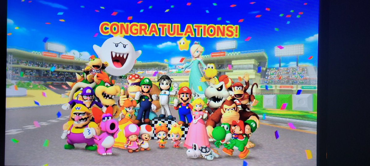 mossbell_hyena's tweet image. Thought this was impossible as a kid, finally did it 🥺

#MarioKart #MarioKartWii #Nintendo
