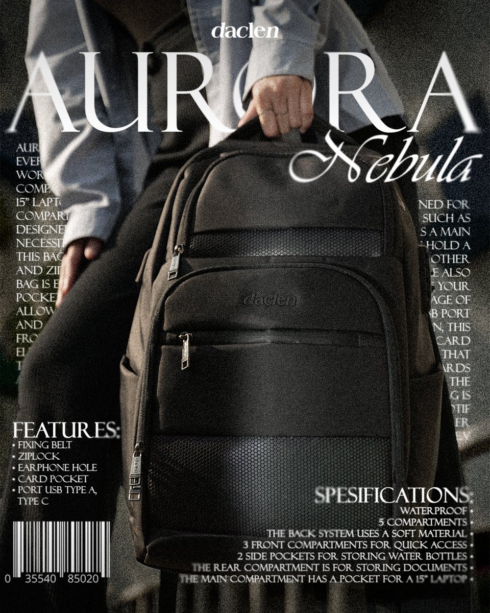 Bagmouse_'s tweet image. Dirancang untuk para profesional dan petualang urban, Aurora Nebula hadir dengan fitur lengkap. 

Mau? Klik link dibawah atau join live tiktok di @Daclen.id
bagmuse.daclen.com

#bagstyle #officebags #taskantor #taskuliah #waterproof
