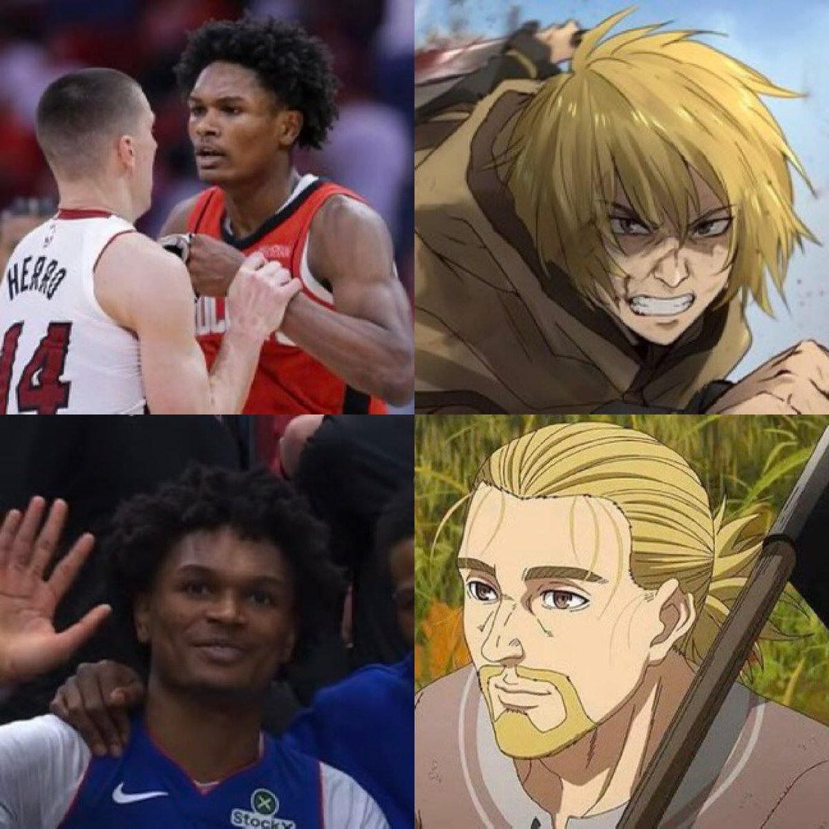 Another display of my favorite comparison between the Thompson twins 😭