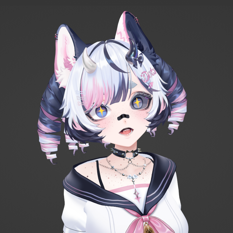 😼,🤩

#blender #Vtuber #3Dmodel #b3d #anime