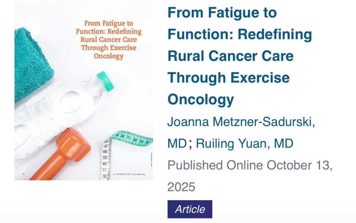 Ruiling Yuan (@yuan_ruiling) on Twitter photo The State of Cancer Care in America 2025 shows a growing oncology workforce gap, especially in rural “cancer care deserts.”
Proud of our <a href="/SelfRegional/">Self Regional Healthcare</a> team’s work bringing world-class cancer care closer to home. 💙
#RuralOncology #ASCOAdvocacy <a href="/ASCO/">ASCO</a> <a href="/Oncology_News/">Oncology by News-Medical</a> <a href="/SadurskiJoanna/">Joanna Sadurski</a> The State of Cancer Care in America 2025 shows a growing oncology workforce gap, especially in rural “cancer care deserts.”
Proud of our <a href="/SelfRegional/">Self Regional Healthcare</a> team’s work bringing world-class cancer care closer to home. 💙
#RuralOncology #ASCOAdvocacy <a href="/ASCO/">ASCO</a> <a href="/Oncology_News/">Oncology by News-Medical</a> <a href="/SadurskiJoanna/">Joanna Sadurski</a>