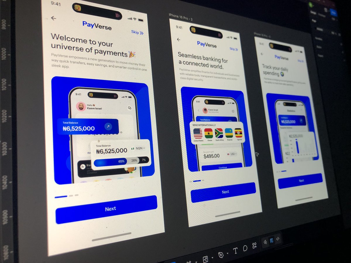 Onboarding screens 💯