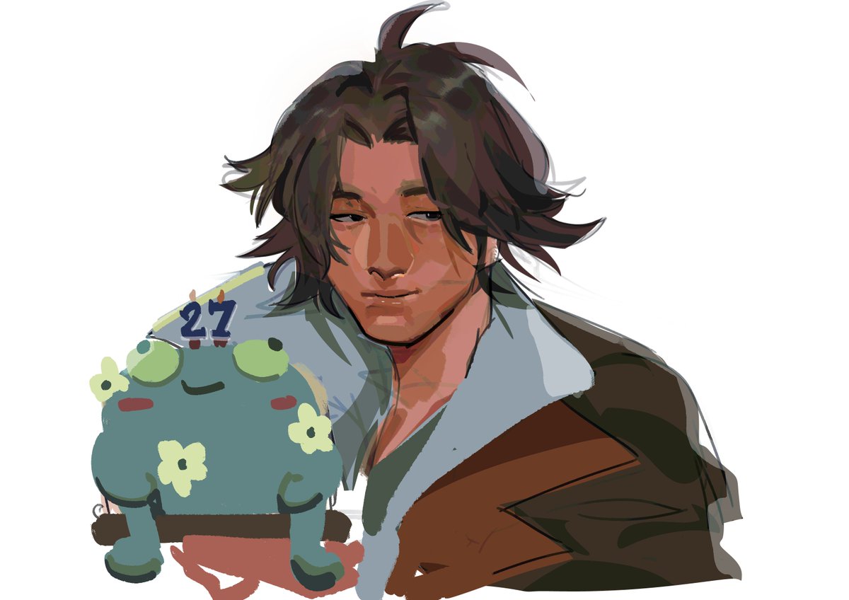 i wanted to draw pocket for my birthday, cheers to more birthdays and frogs

#deadlock #pocket