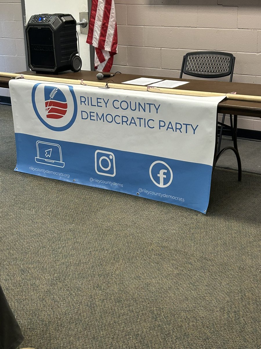 Appreciate the Riley County Democrats inviting me to speak this evening! #ksleg #kscourts