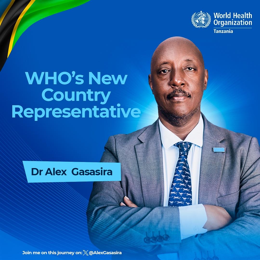 Meet Dr <a href="/AlexGasasira/">Alex Gasasira</a> ; the new <a href="/WHO_Tanzania/">WHO Tanzania</a> Country Representative!

With 20+ years in public health and systems strengthening, he is set to lead efforts to improve health outcomes and fast-track #UHC progress in 🇹🇿.

Read more 🔗 bit.ly/46QF5YT