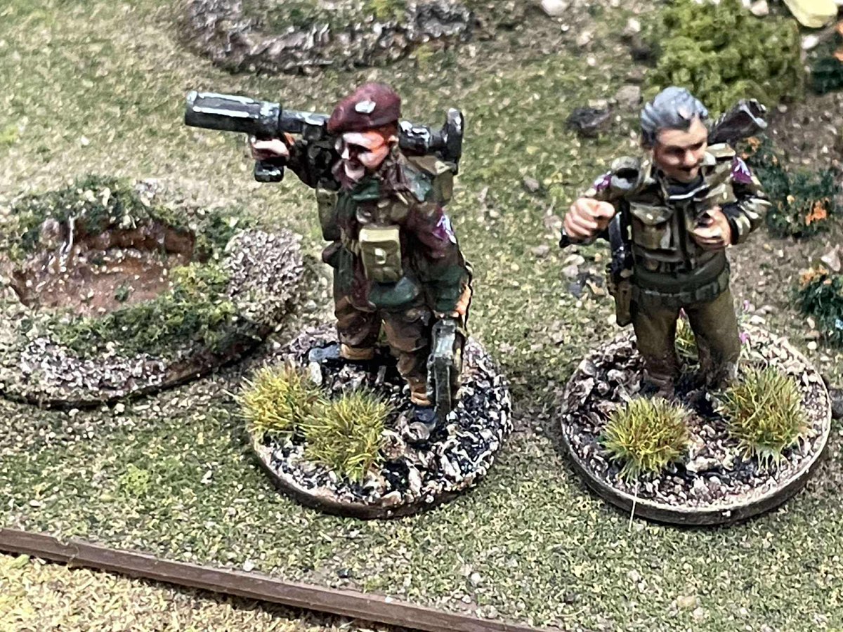 PaulHic80466580's tweet image. Some amazing photos sent to me by Mark Grady of the Arnhem game he put on at Partizan on Sunday. There’s quite a few Arnhem Heroes figures. @almurray &amp;amp; @James1940 make an appearance. @WeHaveWaysPod #chainofcommand #boltaction #28mmww2
